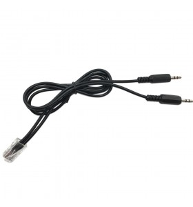 RJ45 to 2 3.5mm stereo male splitter cable